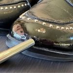 ALDO Black Studded Patent Loafers – Approx. Size 6–6.5 (See Measurements) Photo 8