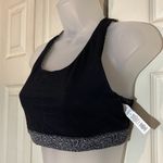 Athleta  Marbled Black Gray and White Racerback Sports Bra M Medium Photo 11