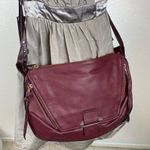 Kooba Leroy hobo crossbody handbag wildberry burgundy red NEW Photo 11