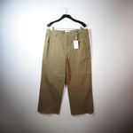 Frame NEW Denim Ali V Yoke High Waist Crop Wide Leg Jeans Army Green 33 Photo 0