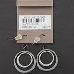 J.Jill Double Circle French Hook Earrings NWT Mother's Day Gift Photo 2