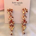 Kate Spade  Shine On Rose Gold Flower Linear Earrings Photo 0
