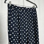Tuckernuck NWT Tuckernut Navy & Cream Polkadot Pleated Pants Trousers Slacks Size Small Photo 2