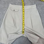 Sophie Rue Corey Suit Short Womens Size XS Tan High Waist Pleated Pocket Chic Photo 7