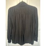 Sézane Sezane Black Silk Polka Dot Button Down Long Sleeve Shirt Size 36 EU, US Small 4 Photo 6