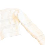 Helmut Lang  Pullover Chunky Knit White Sweater Cropped Stretch Size Small Womens Photo 8