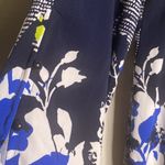 Alfred Dunner  Floral Navy Shift Dress Knee length Women’s 3/4 Sleeve Size 14 Photo 5