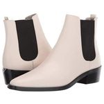Michael Kors Michael Lottie Flat Leather Ankle Booties Boots Photo 9