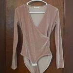 Madewell Madwell Faux Wrap Velvet Bodysuit Photo 0