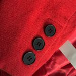 AQUA Bloomingdale’s Two Button Long Coat in Red, Size S, New w/Tag $178 Photo 7