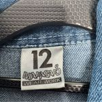 Vintage denim zip up jacket size 12 Blue Photo 4