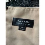 Tahari Arthur S. Levine Black Lace Dress Cocktail Party Evening Sheath Size 14 Photo 6