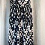 AB Studio  Black & White Maxi Dress Medium Photo 3