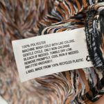 Xhilaration  Abstract Multicolor V-Neck Blouse | Size M | Long Sleeve High-Low He Photo 2