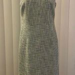 Premise blue, green & white sleeveless dress. Photo 0