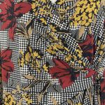 Evan Picone Black Label Large Top Floral Stretch Surplice V-Neck 3/4 Sleeve Photo 1