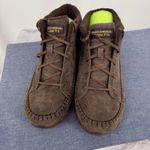 Skechers  Relaxed Fit Women 10 Wide Brown Suede Totem Bikers Fur Lined Cozy Warm Photo 3