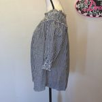 Mirror Image black & white checkered off shoulder top Photo 2