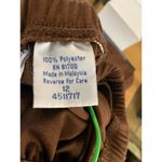 Blair Vintage  Pants Womens 12 Used Brown Pull-On Photo 6