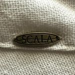 Scala  Collezione Canvas Bucket Beach Sun Hat Adjustable Floppy Cotton White Photo 6