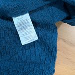 Anthropologie Dolan Textured Longline Cardigan Cover Up Blue Teal Size XL Photo 5