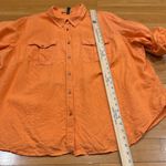 Ralph Lauren Lauren  women’s button down 100% linen shirt size 3X. Photo 4