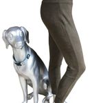 Splendid Faux Suede Pull on Skinny Green High Rise Pants Women’s Size Large Photo 2