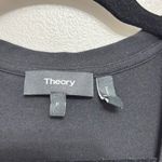 Theory  Cuff Scoop Lightweight Jersey Midi Dress in Black - Size P Photo 5