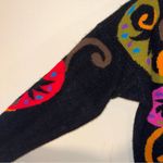 Vintage IB Diffusion Sport Abstract Lambswool Crazy 80s Design Sweater L Pink Size L Photo 5