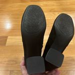 Kelly & Katie  black faux suede chunk heel ankle boot size 7W. Photo 8