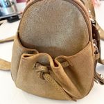 Cole Haan  Metallic Gold Brown Stephanie F05 Leather Shoulder Bag Photo 3