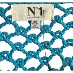 NWT No. 1 Los Angeles Granny Square Crochet Fringe Kimono Duster Boho Hippie Med Photo 4