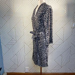 ALLSAINTS  Esme Kimono Top Leopard Printed Long Sleeve‎ Belted Tan Brown Size XS Photo 6