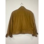 Banana Republic  Women’s Minimalist  Amelia Linen Flight Jacket  Tan  Large Photo 4