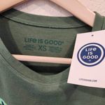 Life is Good  Green Tank Top Good Vibes Photo 2