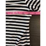 Ralph Lauren Denim & Supply  Womens Top XL Black Striped Lace Hem Preppy Nautical Photo 7