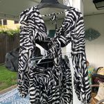 Sexy cutout Sheer Animal print dress M Size M Photo 12