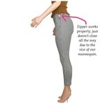 Sézane  Clara Trousers, Black/Ecru Houndstooth Print, FR34/US2 Photo 8