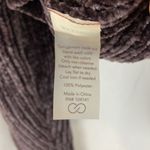 Calia by Carrie Underwood Deep Purple Chenille Peek Sleeve Sweater Size Medium Photo 10