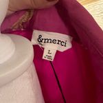 MERCI boutique leopard pattern pink dress NEW Size L Photo 5