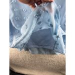 C+D+M Womens Dress Size S Sheer‎ Chiffon Swiss Dot V Photo 4