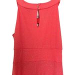 Enfocus Studio Enfocus Petite Pink Sparkle Beaded High Neck Key Hole Maxi Formal Dress Size 8 Photo 2