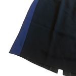 Diane Von Furstenberg  Black Blue Color Block Pencil Skirt Slit Size 6 Women's Photo 2