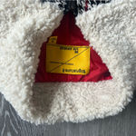 Signature 8 Denim and Houndstooth Plaid Denim Jacket Crop Style Size Small Red Photo 3