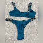 Victoria's Secret SWIMWEAR RHINESTONE SHINE STRAP SET. Small Top & Medium Bottom Photo 1