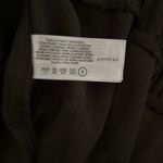 Primark V-neck, black floral satin effect long sleeve tiered Flowy mini dress S Photo 12