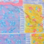 Vinatge long zip front house dress pajamas nightgown pastel large dress Blue Photo 1