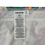 Boden Milos Smocked Bikini Bottoms Ivory Paisley Azure Size 4 Colorful Playful Red Photo 13