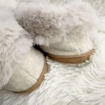 J. CREW | Gray Silver Slippers Moccasin Style Faux Photo 5