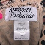 Anthony Richards leopard print long sleeve turtleneck shirt Black Size 3X Photo 5